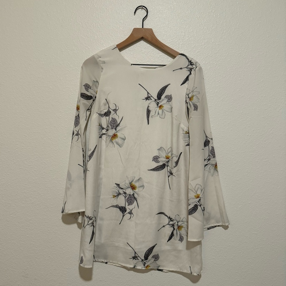 Floral Bell Sleeve Dress